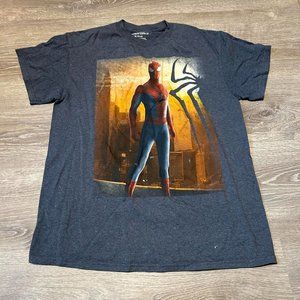 MARVEL AMAZING SPIDER-MAN 2 PROMO GRAPHIC TEE MEDIUM ADULT